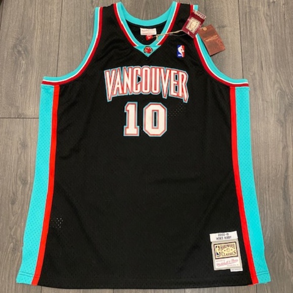 Mitchell & Ness Vancouver Grizzlies Mike Bibby Jersey NWT - Picture 1 of 7